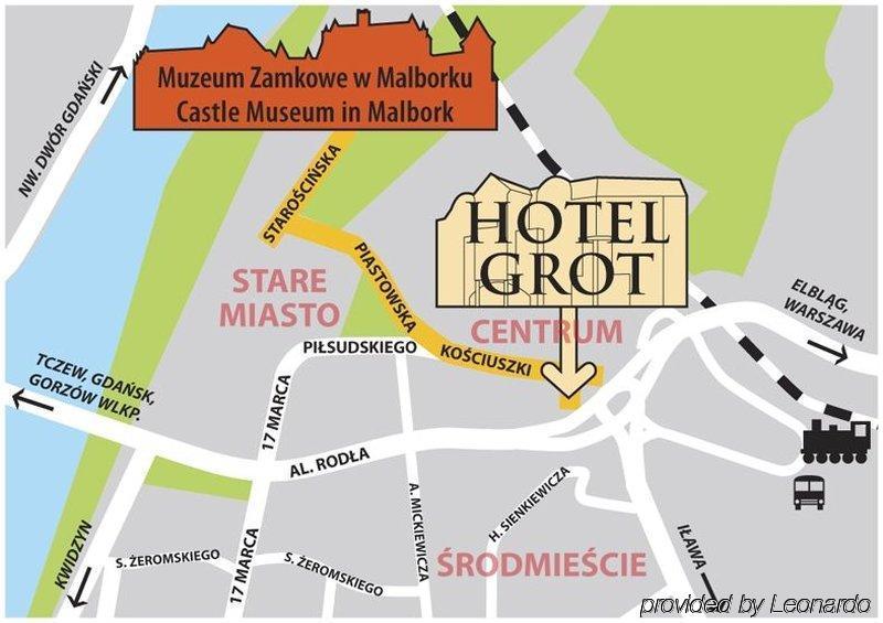 Grot Hotel Malbork Exterior photo